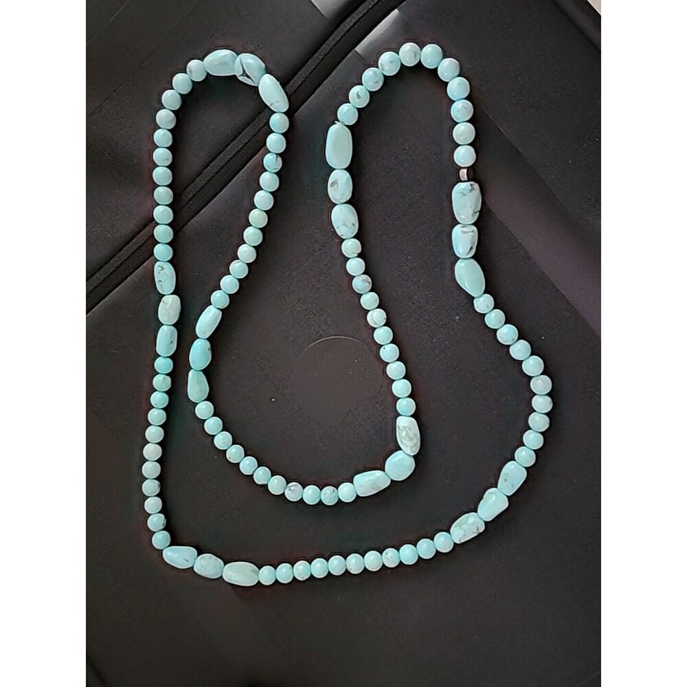 Jay King DTR Heavy Turquoise Beaded Necklace, 40"